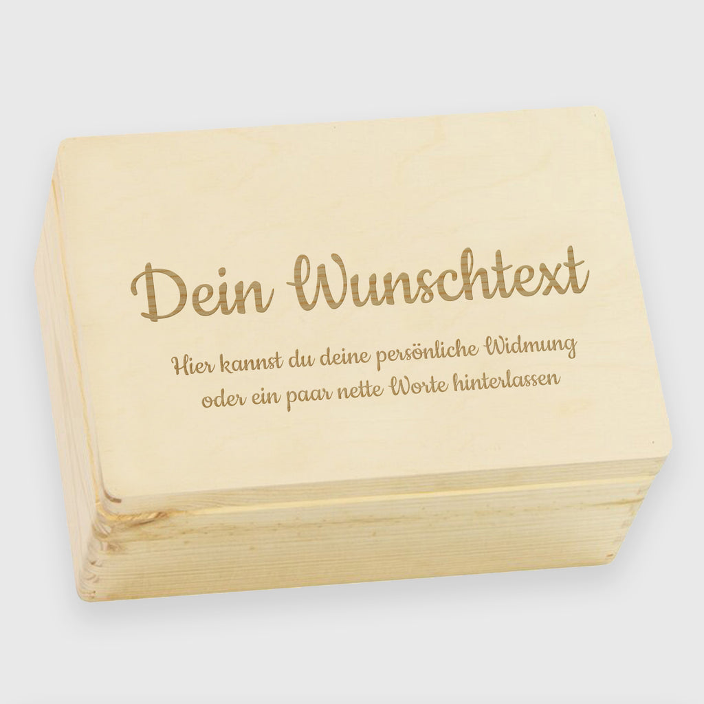 Erinnerungsbox Personalisiert mit Wunschtext Gravur - Geschenkkiste & Holzbox - Natur - Image 15