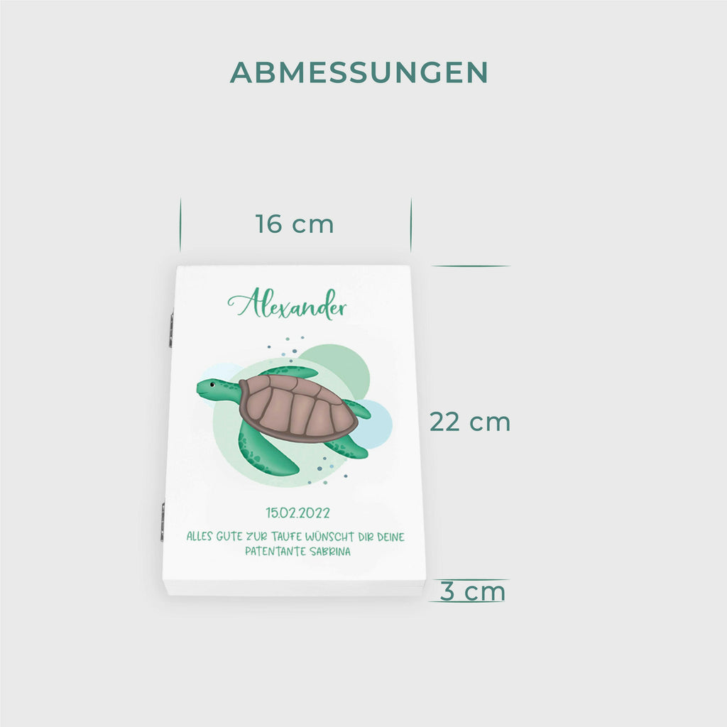 Kinderbesteck personalisiert mit Namen - Besteckset Schildkröte Motiv - Image 5