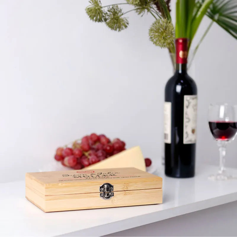 5er Weinzubehörset als Sommelier Set mit Geschenkbox Personalisiert - Liebespaar - Image 6