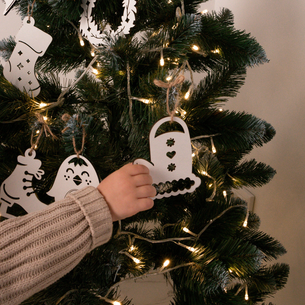 Weihnachtsbaumschmuck-Set aus Holz - Image 9