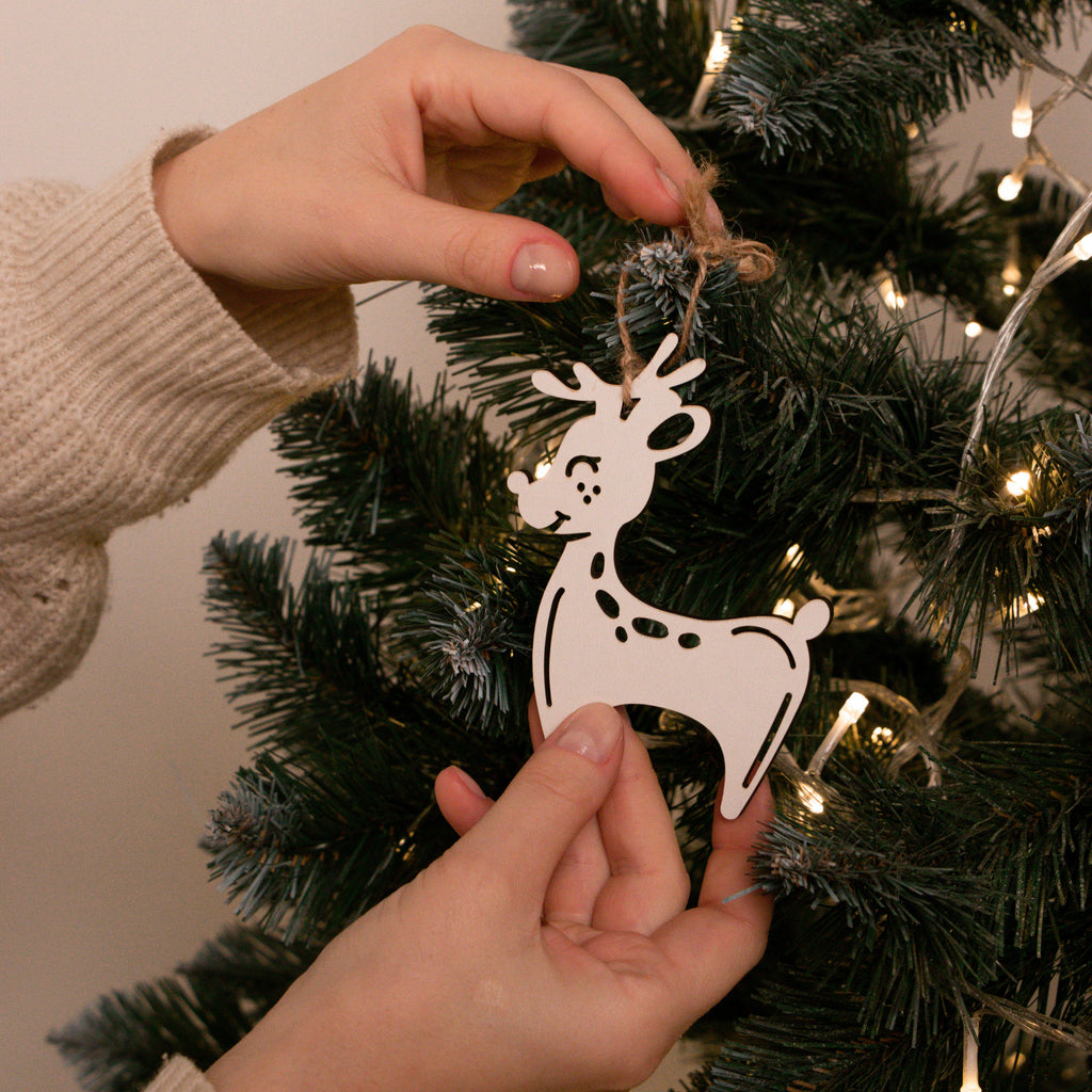 Weihnachtsbaumschmuck-Set aus Holz - Image 6